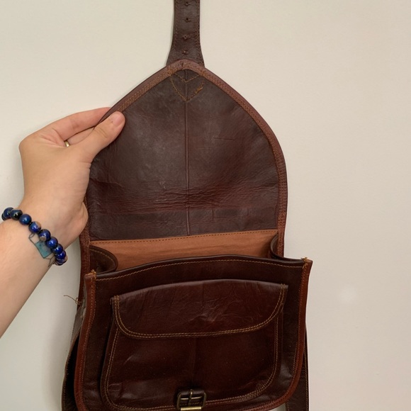 brown leather purse - Picture 3 of 4